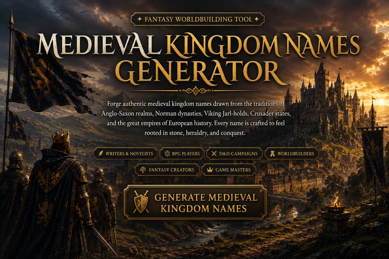 Medieval Kingdom Names Generator – Build Authentic Realms